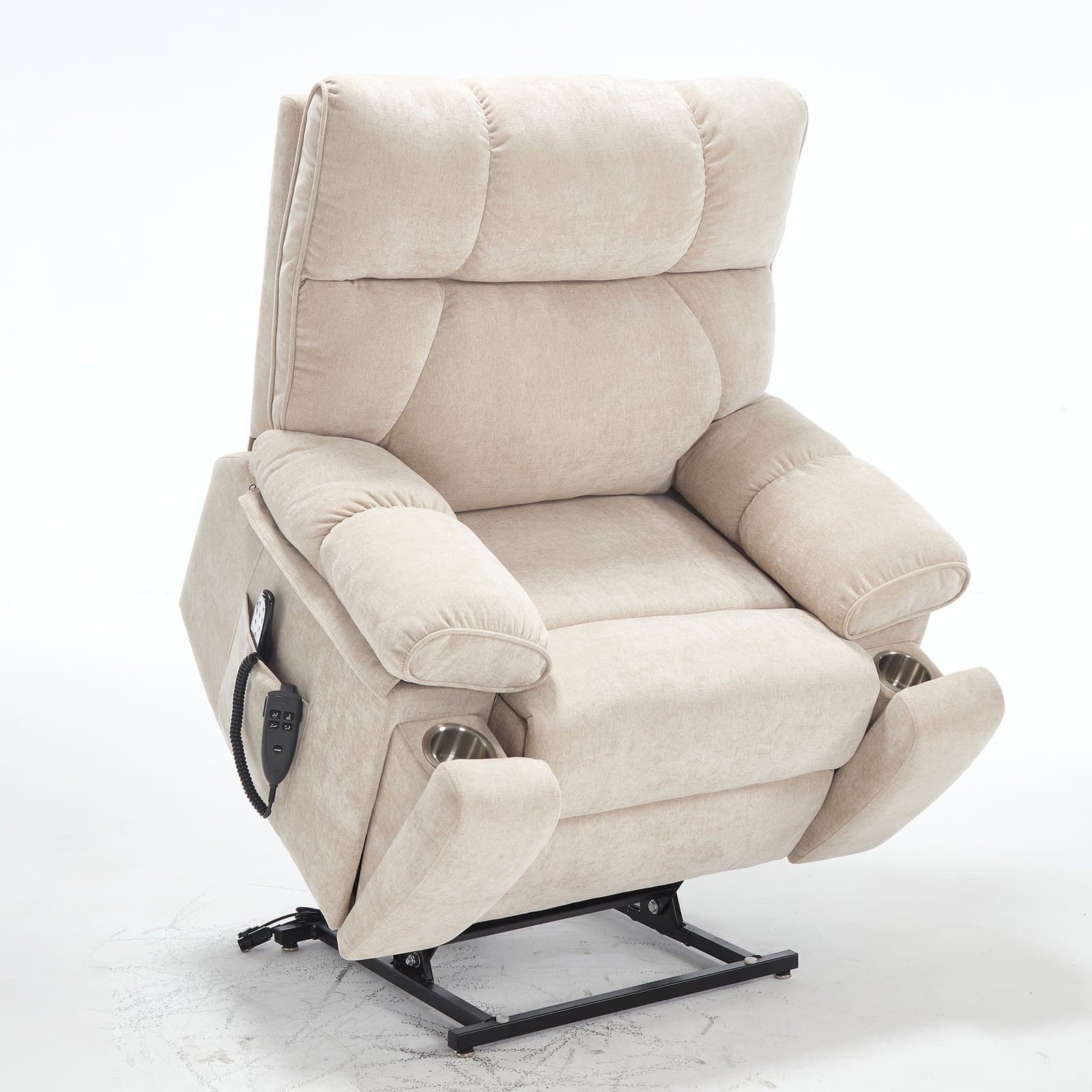 RHHVVR Big & Tall 400 lb Power Lift Chair senior power lift recliner for daily comfort