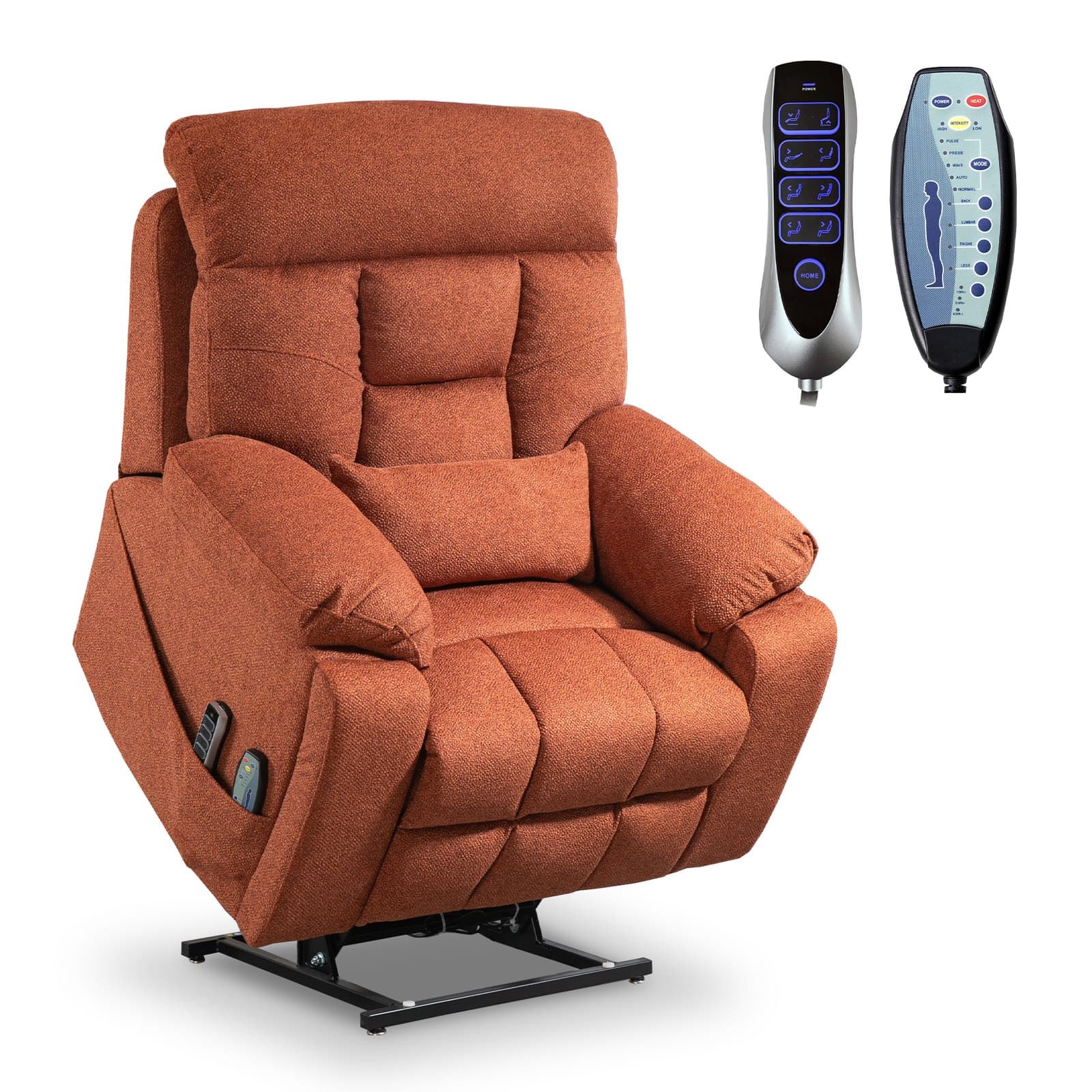RHHVVR Tall Back Dual Motor Lift Recliner senior power lift recliner for daily comfort