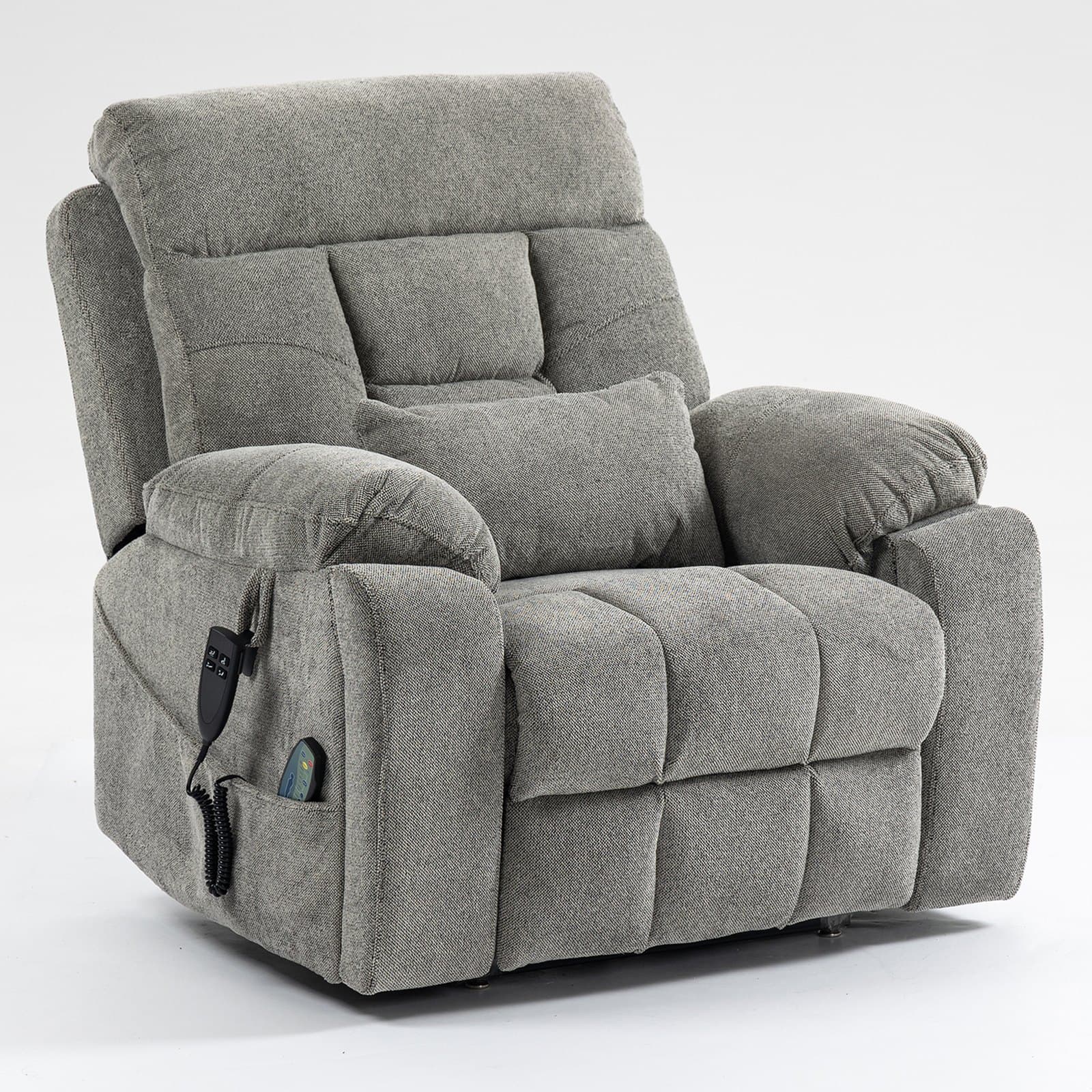 RHHVVR Chenille Wide Seat Lift Recliner senior power lift recliner for daily comfort